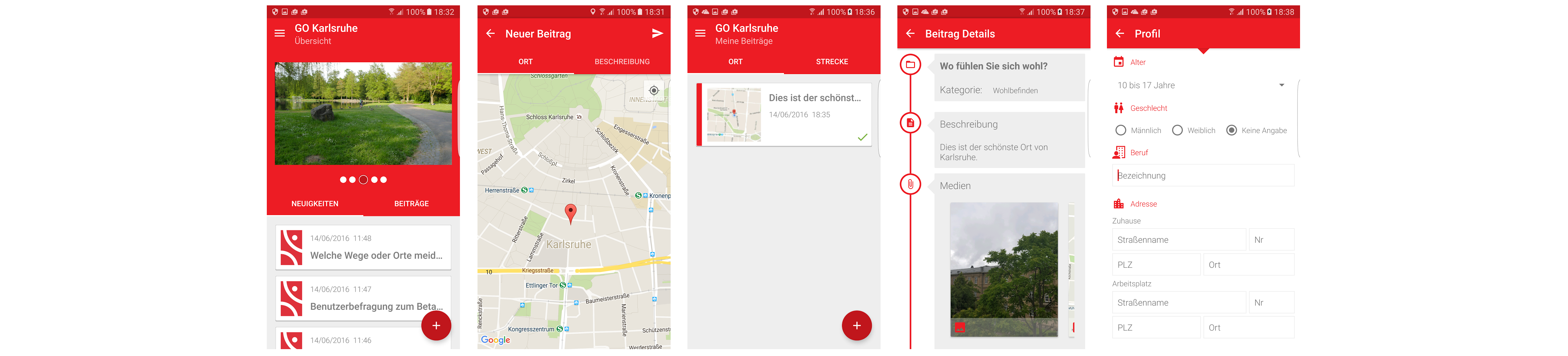 GO Karlsruhe App installieren und Mängel melden!